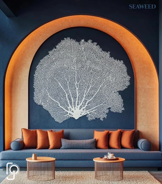 SEAWEED — laser cut metal wall art, Therus range, by ROGETjames